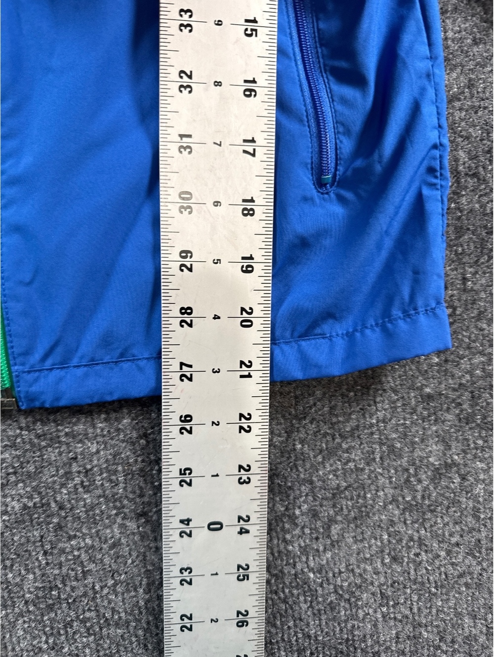 Nike Windrunner Jacket Mens Small Blue Green Colorblock Hooded Windbreaker - Picture 5 of 8